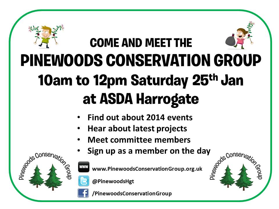 Membership Drive At ASDA Harrogate Pinewoods Conservation Group asda-opticians-inspired-selections